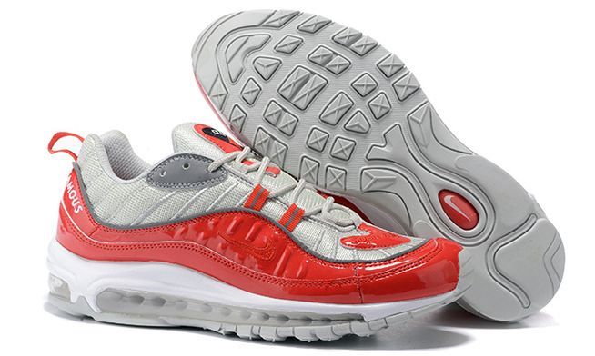 red and white 98 air max